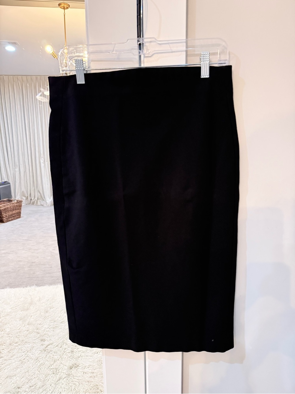 Vince Camuto Black Ponte Pencil Skirt Size Medium